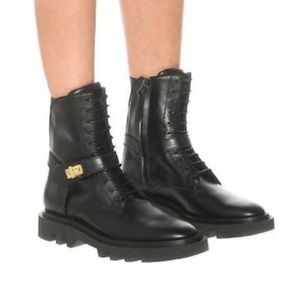 Givenchy black combat boots
